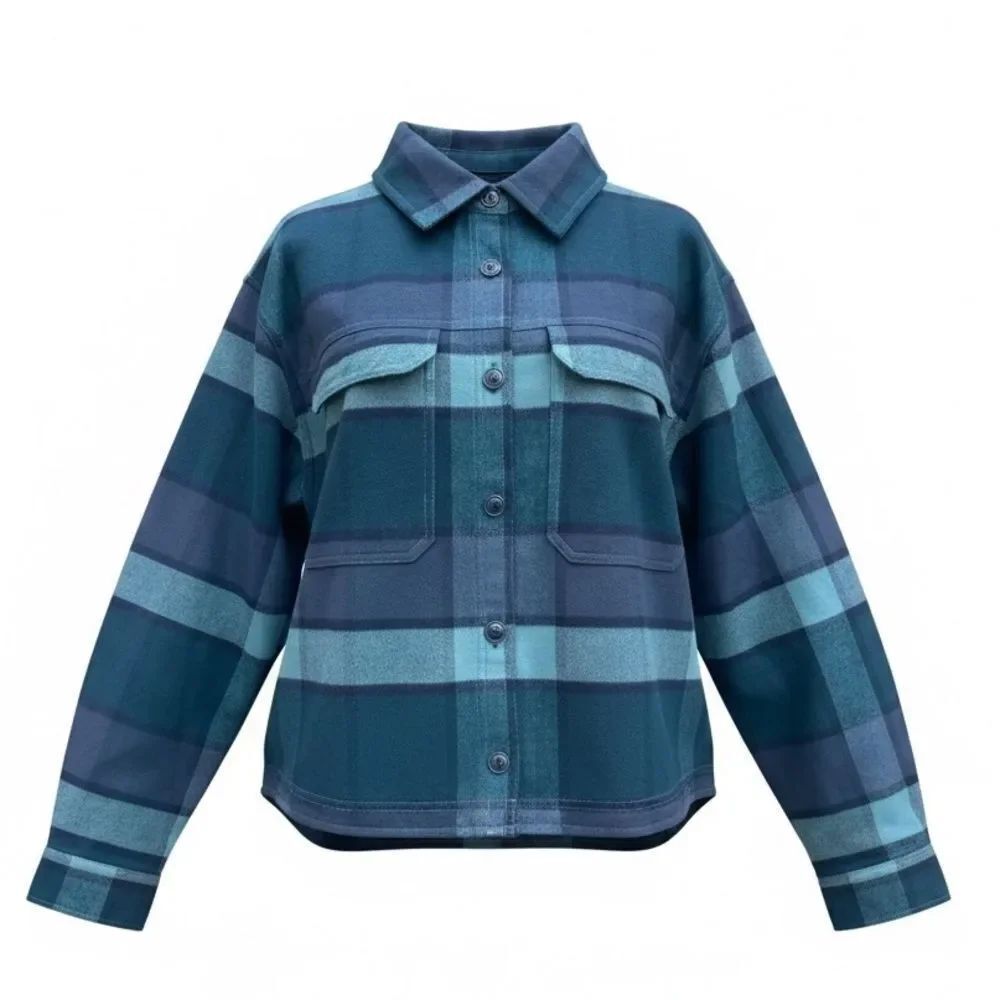 The North Face Valley Flannel Shirt Jacket XL Plaid Shacket NWT
